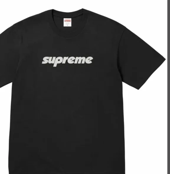 M Black and White L PINLINE SS24 TEE XL S 0527